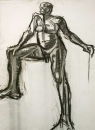 34‐2295 <b></b>  charcoal 75.5 x 56 cms ‐Greg Poole