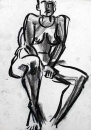 34‐2302 <b></b>  charcoal 38 x 28 cms ‐Greg Poole