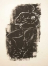 34‐2327 <b></b>  woodcut 70 x 50 cms ‐Greg Poole