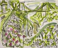 25‐4492 <b>avon gorge flora</b>   36 X 43 cms SOLD‐Greg Poole