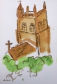 25‐4496 <b>mendip church</b>   A4 (29.7 x 21cms) £POA‐Greg Poole