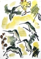 21‐4361 <b>barbados antillean crested hummingbird</b>  wax crayon & watercolour 30 x 21 cms Â£POA‐Greg Poole