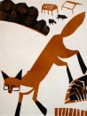 189‐3541 <b>fox farmland 1</b>   A3 (42 x 29.7 cms) £POA‐Greg Poole