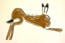 189‐3544 <b>hare running</b>   35 x 50cms £POA‐Greg Poole