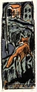 189‐4547 <b>urban fox</b>   23 x 9.3 cms £POA‐Greg Poole