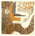 86‐5404 <b>nuthatch + oak 2</b>  monotype  ‐Greg Poole