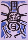 76‐3677 <b>dragonfly monoprint 01</b>   38 x 28 cm £POA‐Greg Poole