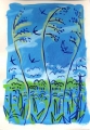 156‐4354 <b>hobbies & swifts over reeds 3</b>   A4 (29.7 x 21cms) £POA‐Greg Poole