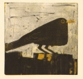 158‐6152 <b>blackbird</b>  monotype 22 x 22 cms £POA‐Greg Poole