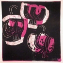 43‐1566 <b>*</b>  monoprint 20 x 20 cms ‐Greg Poole